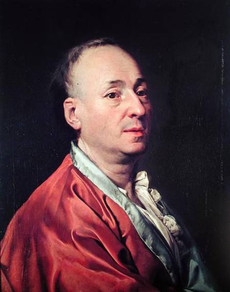 Denis Diderot (1715-84) a Dmitri Grigor'evich Levitsky