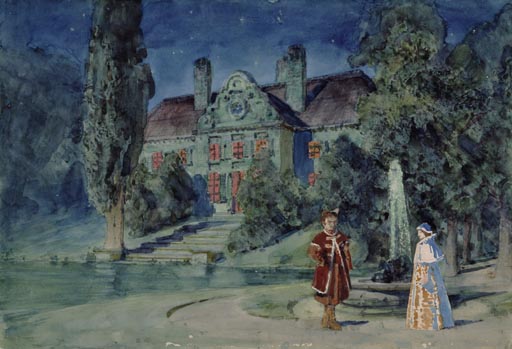 Schlossgarten von Sandomir a Dmitrijewitsch Polenow von Wassili