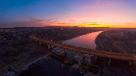 Sunrise on the Oka River