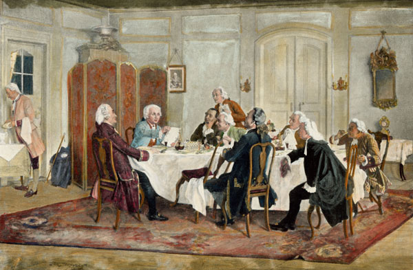 Kant , Kant and table partners a Emil Doerstling
