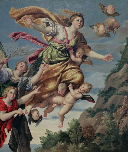 Ascension of Mary Magdalene/Domenichino a Domenichino (alias Domenico Zampieri)