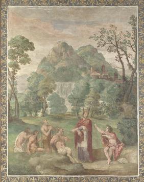 The Judgement of Midas (Fresco from Villa Aldobrandini)