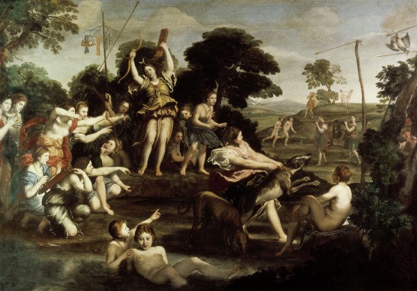 Domenichino / Diana s Hunt / 1617 a Domenichino (alias Domenico Zampieri)