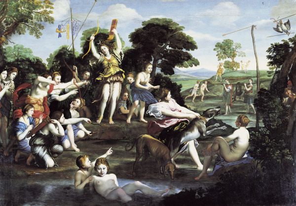 Domenichino / Diana s Hunt / 1617 a Domenichino (alias Domenico Zampieri)
