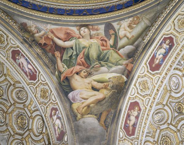 Domenichino / Fortitude / Fresco / 1630 a Domenichino (alias Domenico Zampieri)