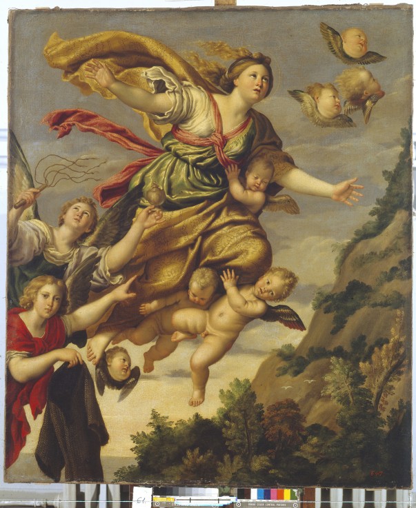 Mary Magdalene Taken up to Heaven a Domenichino (alias Domenico Zampieri)