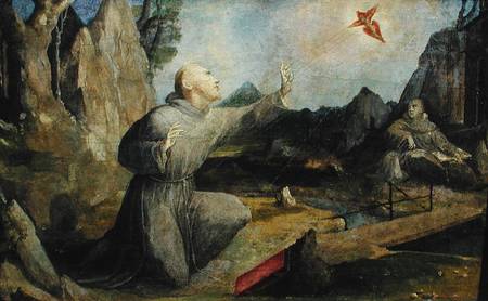St. Francis of Assisi Receiving the Stigmata a Domenico Beccafumi