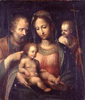 The Holy Family with Saint John