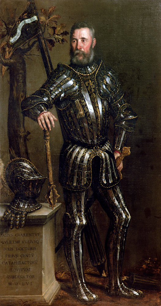 Portrait of Pase Guarienti (1500-c.63), Venetian knight and noble a Domenico Brusasorci