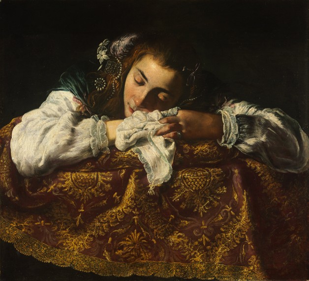 Sleeping Girl a Domenico Fetti