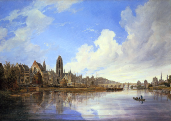 View of Frankfurt am Main from the west a Domenico Quaglio
