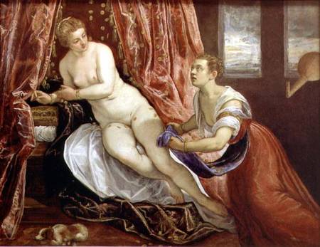 Danae a Domenico Tintoretto