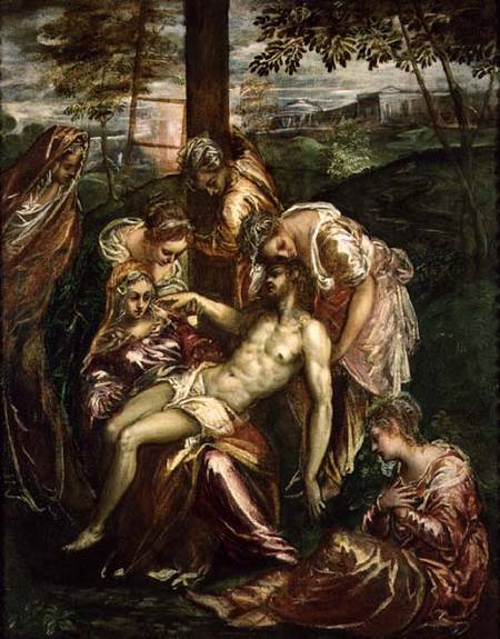 Descent from the Cross a Domenico Tintoretto