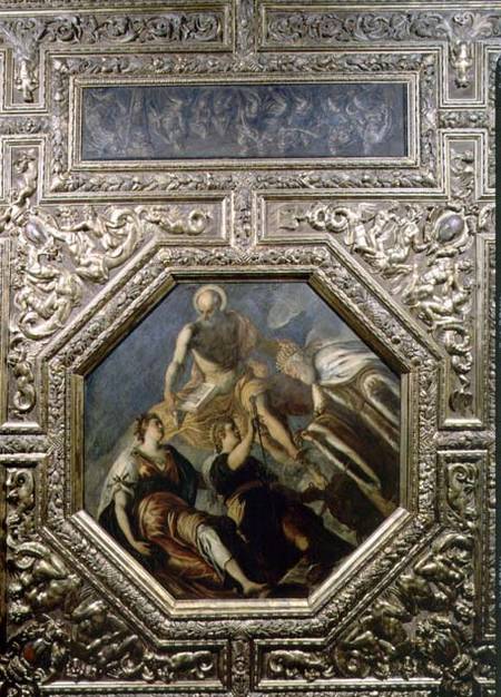 Doge G. Priuli Receiving Justice a Domenico Tintoretto