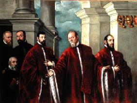 Portrait of Three Lawyers and Three Notaries