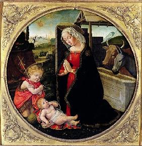 Madonna and Child with St. John the Baptist