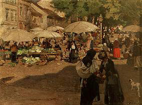 Market day in Banská Bystrica a Dominik Skutecky