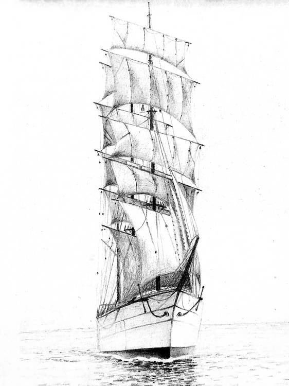 Segelschiff 2 a Doris Beckmann