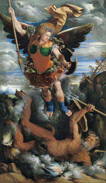 The archangel Michael a Dosso Dossi