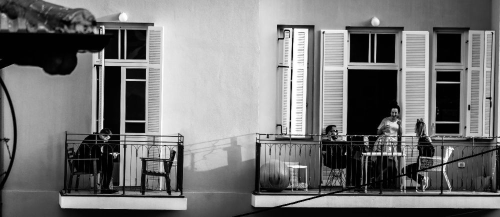 afternoon on the Balcony a Dov Amar