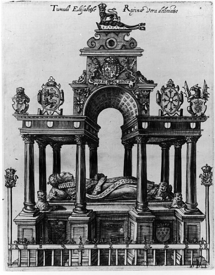 The Tomb of Elizabeth I a Dutch School