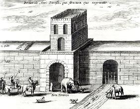 A Doorway in the Great Wall,from ''China illustrated'' Athanasius Kircher (1601-80) 1667