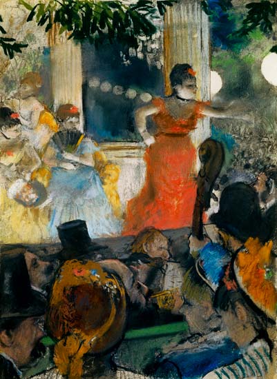 Nel Caffè Concert of Le Ambassadeurs a Edgar Degas