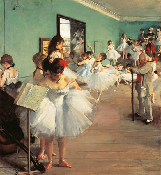 The Dance Class (Dance Examination) a Edgar Degas
