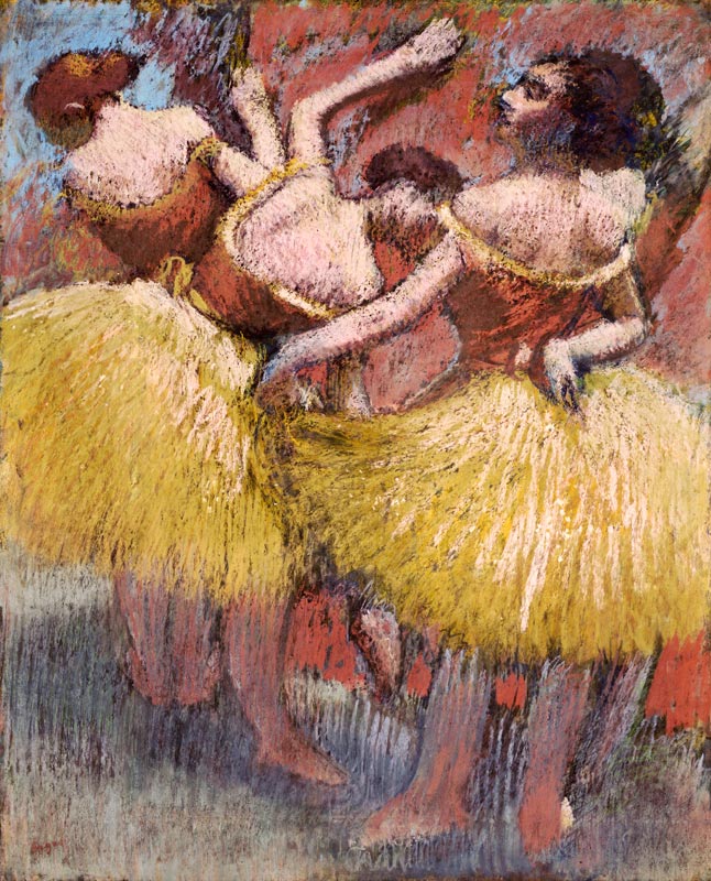 Drei Tänzerinnen a Edgar Degas