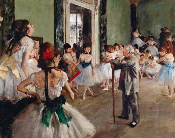 La classe di danza a Edgar Degas