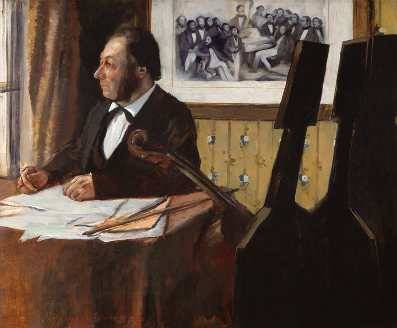 Louis-Marie Pilet, Cellist in the Orchestra of the Paris Opera a Edgar Degas