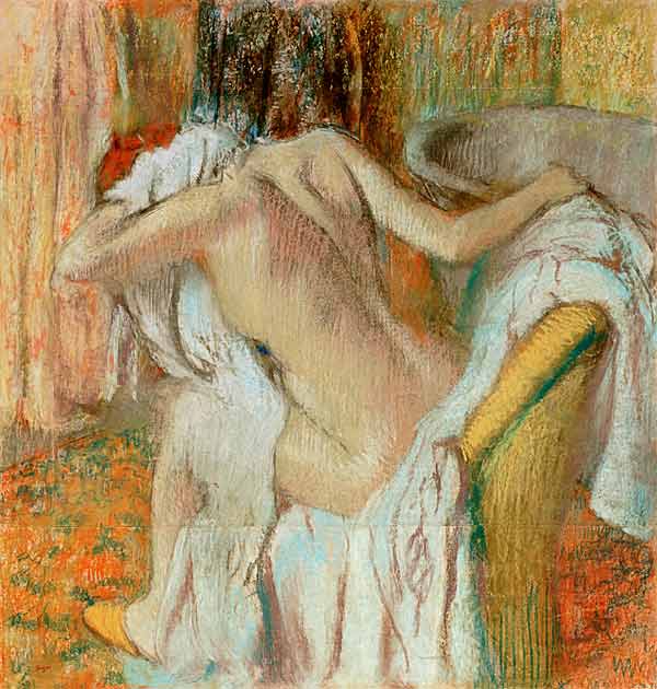After the bath a Edgar Degas