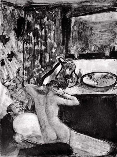Illustration from 'La Maison Tellier' by Guy de Maupassant a Edgar Degas