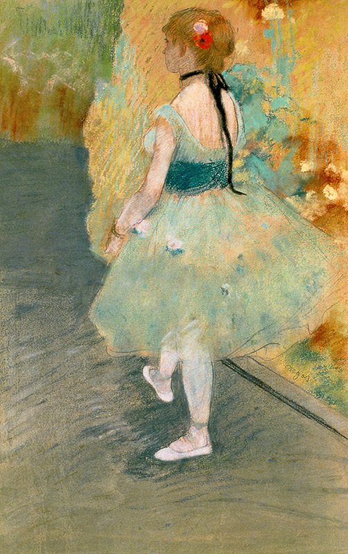 Dancer in Green a Edgar Degas