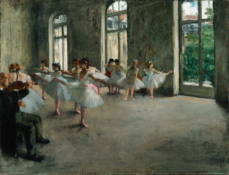 The Rehearsal a Edgar Degas