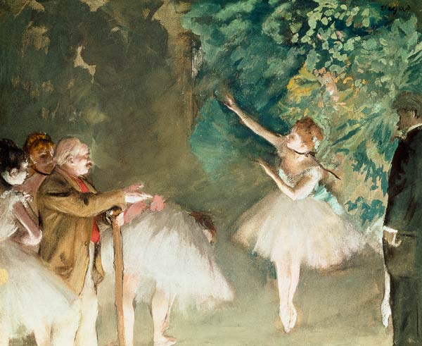 Ballet Practice a Edgar Degas