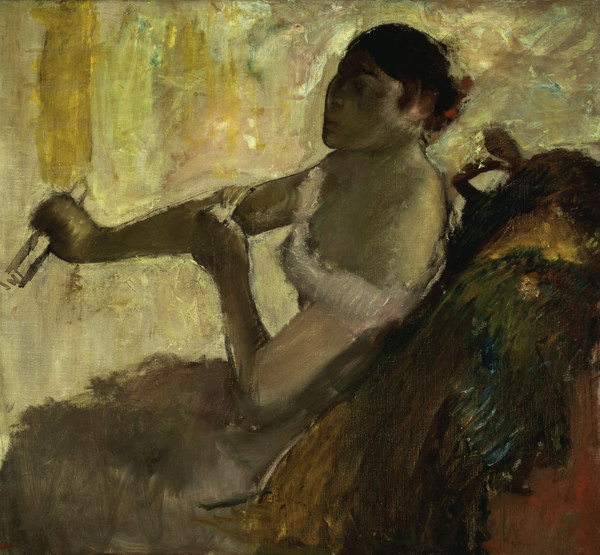 Portrait of Rose Caron a Edgar Degas