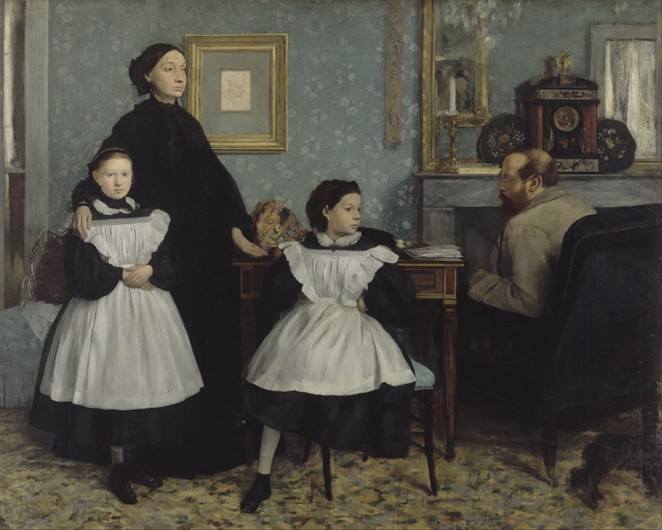 The Bellelli Family a Edgar Degas