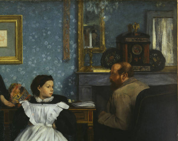 E.Degas / Bellelli family / Detail a Edgar Degas