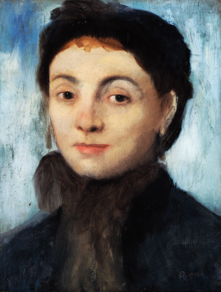 Portrait of Josephine Gaujelin a Edgar Degas