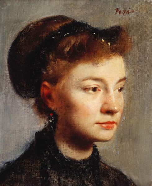 Young woman a Edgar Degas