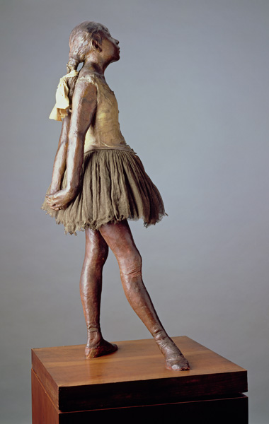 Little Dancer, Aged 14 (polychrome bronze, muslin, satin and a Edgar Degas