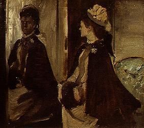 Madam Jeantaud in front of the mirror a Edgar Degas