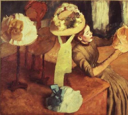 The Millinery Shop a Edgar Degas