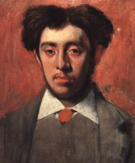 Portrait of Albert Melida a Edgar Degas