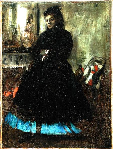 Portrait of Madame Ducros a Edgar Degas