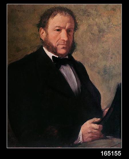 Portrait of Monsieur Ruelle a Edgar Degas