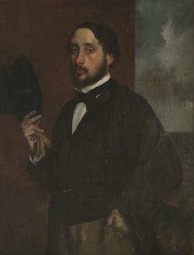 Self-portrait with Raised Hat