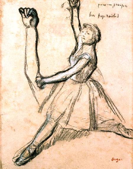 Study of a Dancer a Edgar Degas