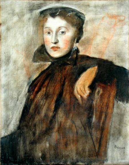 Study for a Portrait of a Lady a Edgar Degas